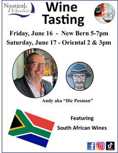 South African Wine Tasting with Andy!