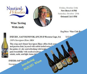 INZUZO Wine Tasting with Andy, October 24 & 25th