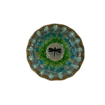 Load image into Gallery viewer, dragonfly glass dish
