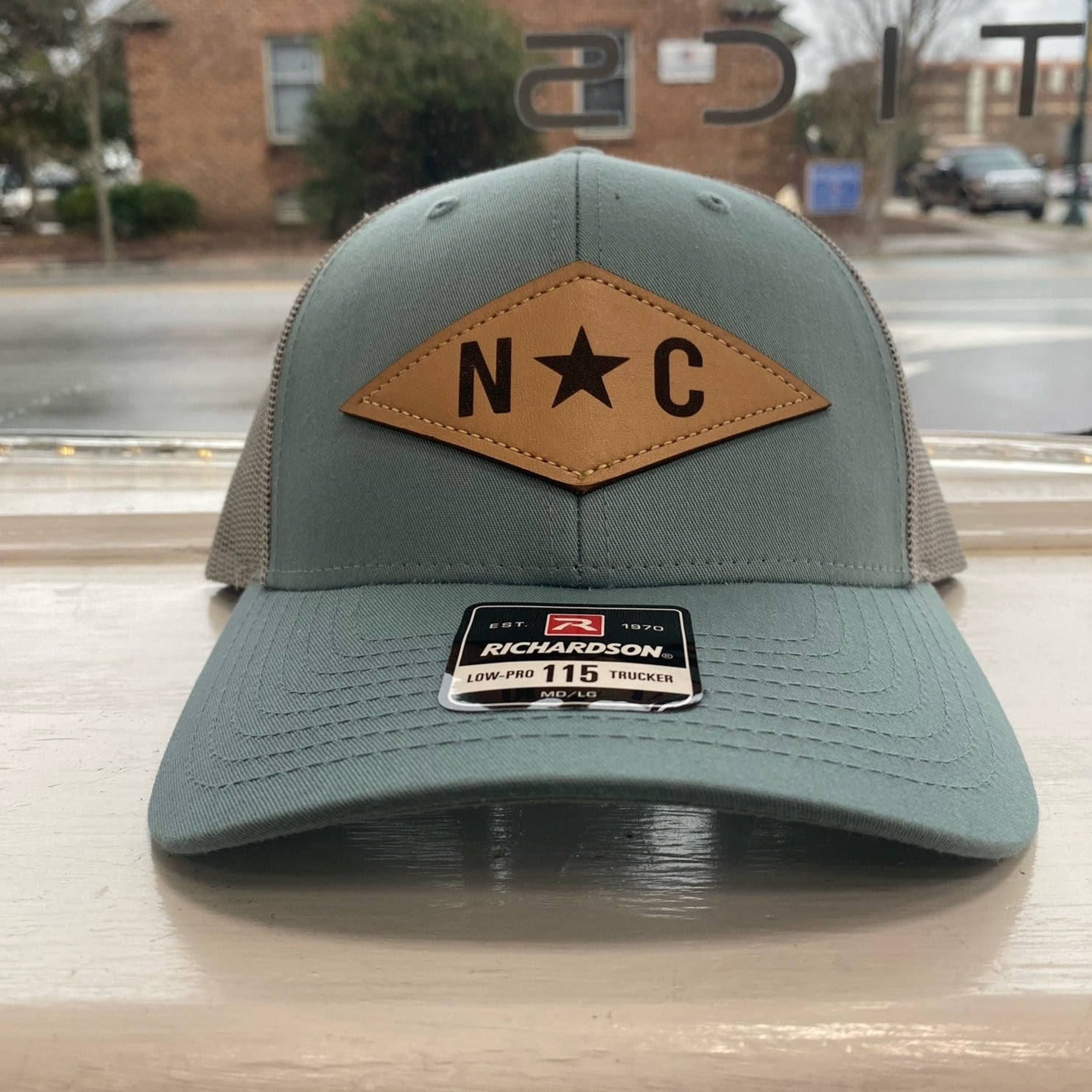 NC Diamond Leather Patch Hat