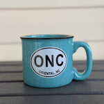 Load image into Gallery viewer, Campfire mug in the color Aqua
