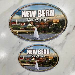 New Bern NC Riverfront Sticker