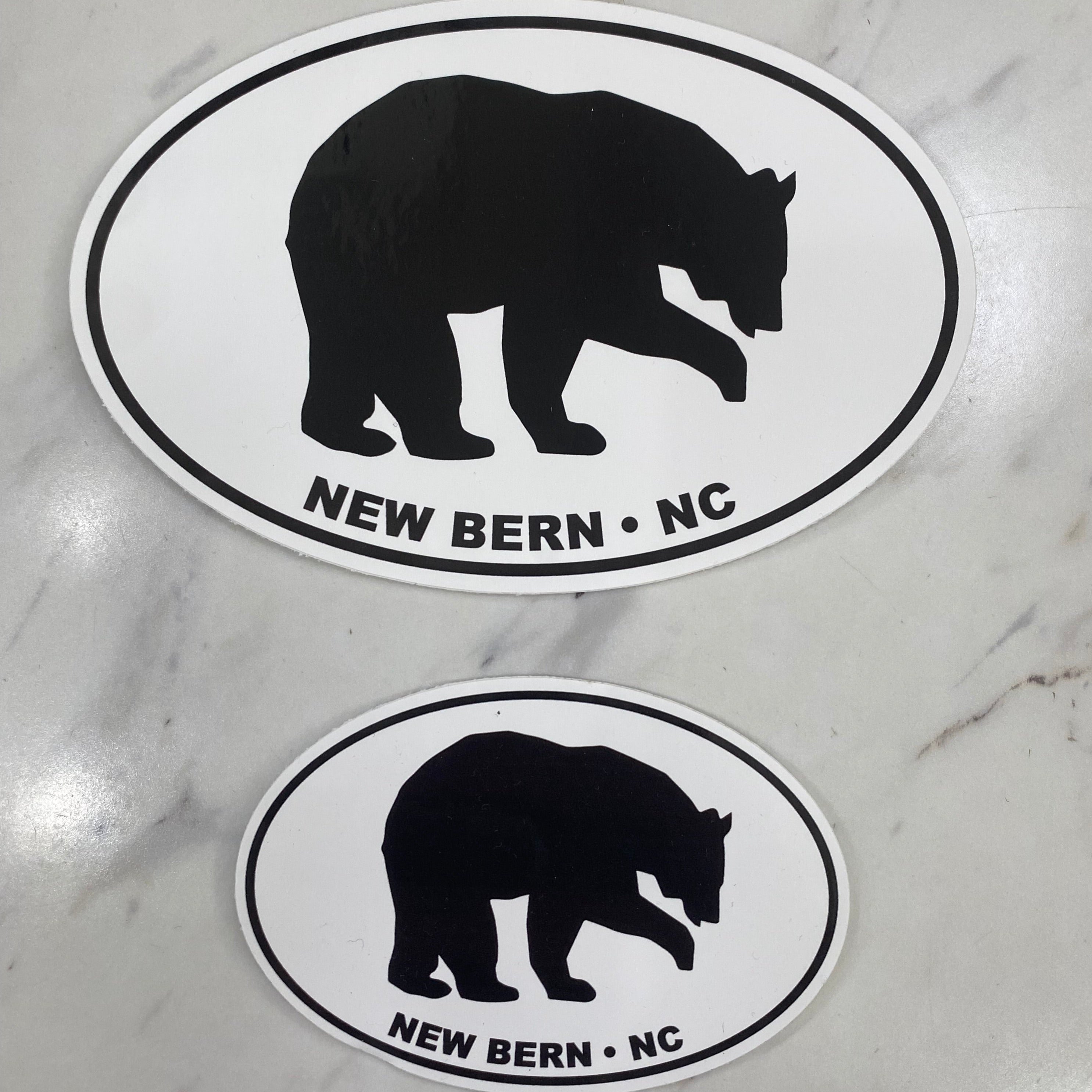 New Bern Bear Sticker