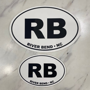 River Bend NC Sticker