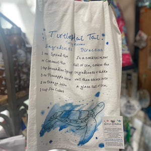 Turtle Mai Tai Tea Towel