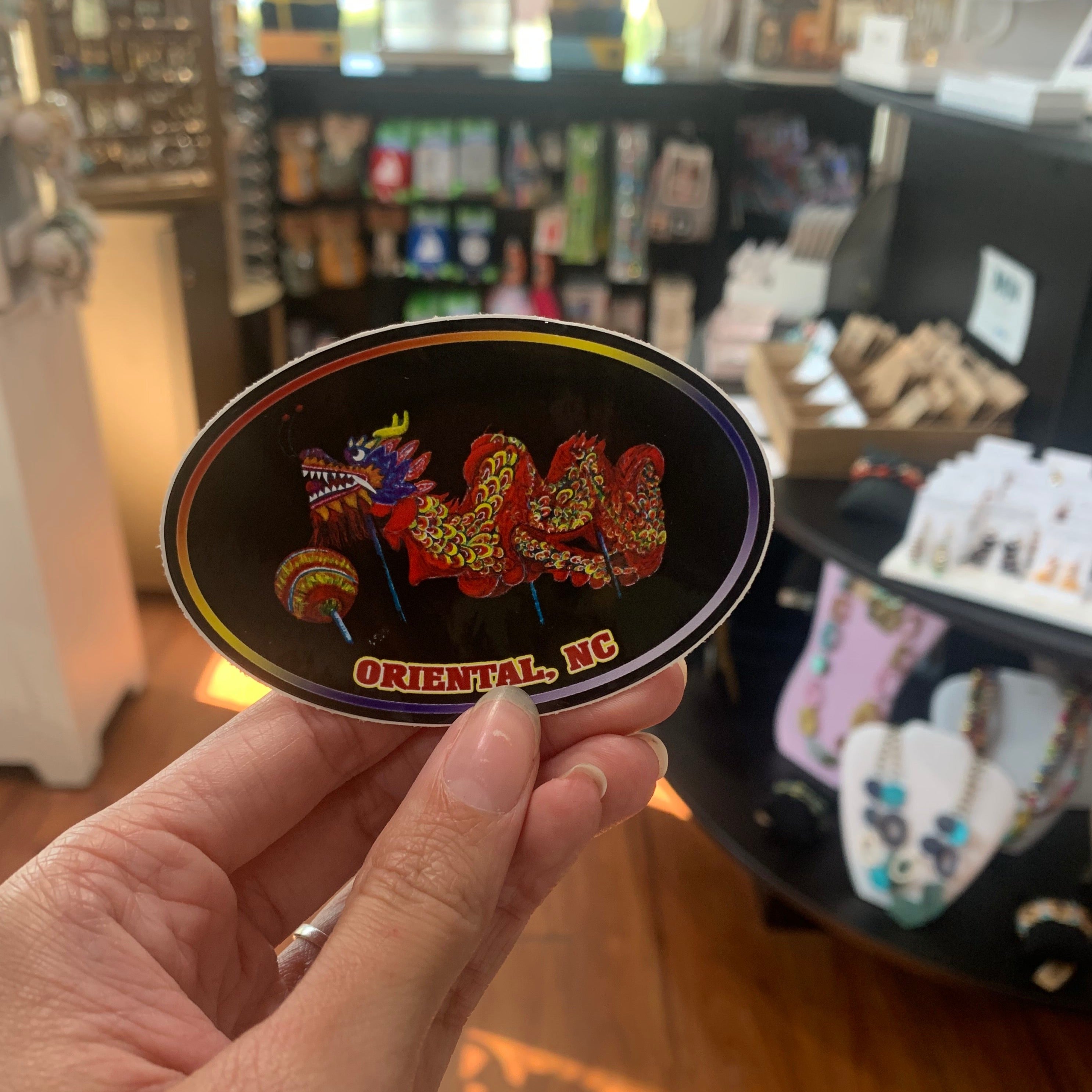 Dragon Oriental NC Sticker