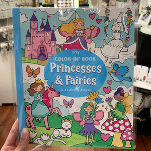 Color in Book Princesses and Fairies