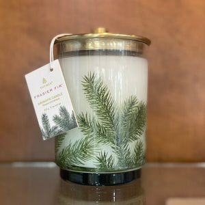 Medium Frasier Fir Glass Candle
