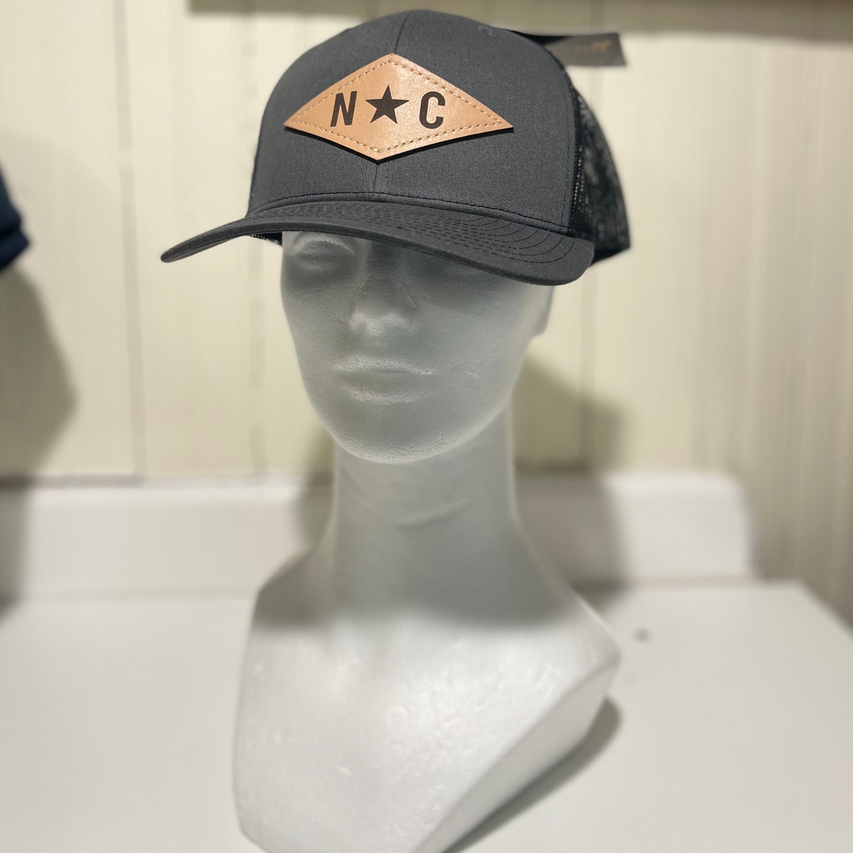 NC Diamond Leather Patch Hat