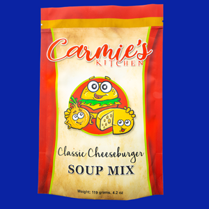 Carmie's Kitchen Cheeseburger Soup