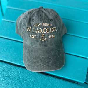 new bern north carolina hat in green