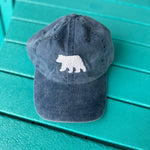 Load image into Gallery viewer, simple bear hat in denim blue
