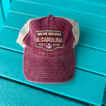 Load image into Gallery viewer, new bern north carolina hat in red and khaki
