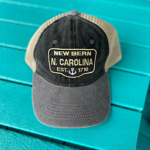 gray and khaki new bern hat 