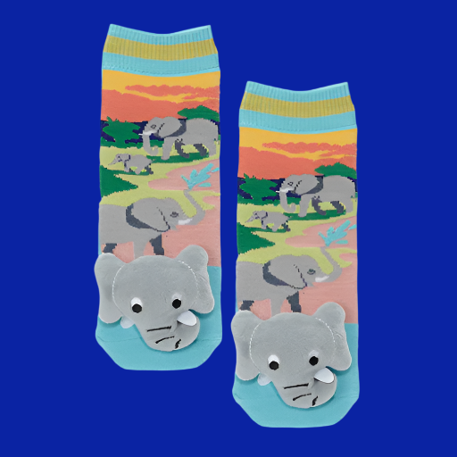 Elephant baby socks