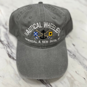 grey nautical wheelers hat