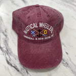 Load image into Gallery viewer, red nautical wheelers hat
