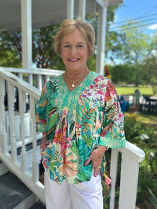 Hanalei Placket 3/4 Sleeve