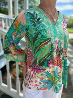 Load image into Gallery viewer, Hanalei Placket 3/4 Sleeve
