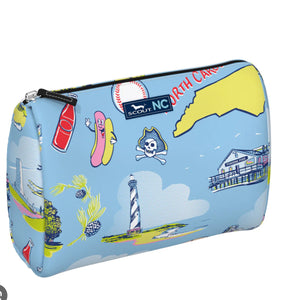 scout makeup bag NC print