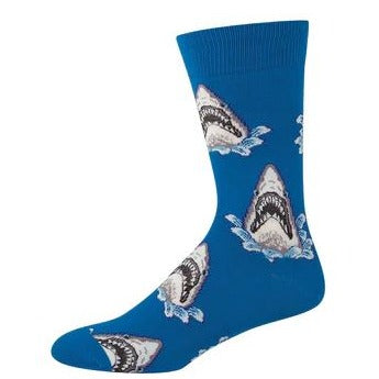 Blue Socks with Sharks