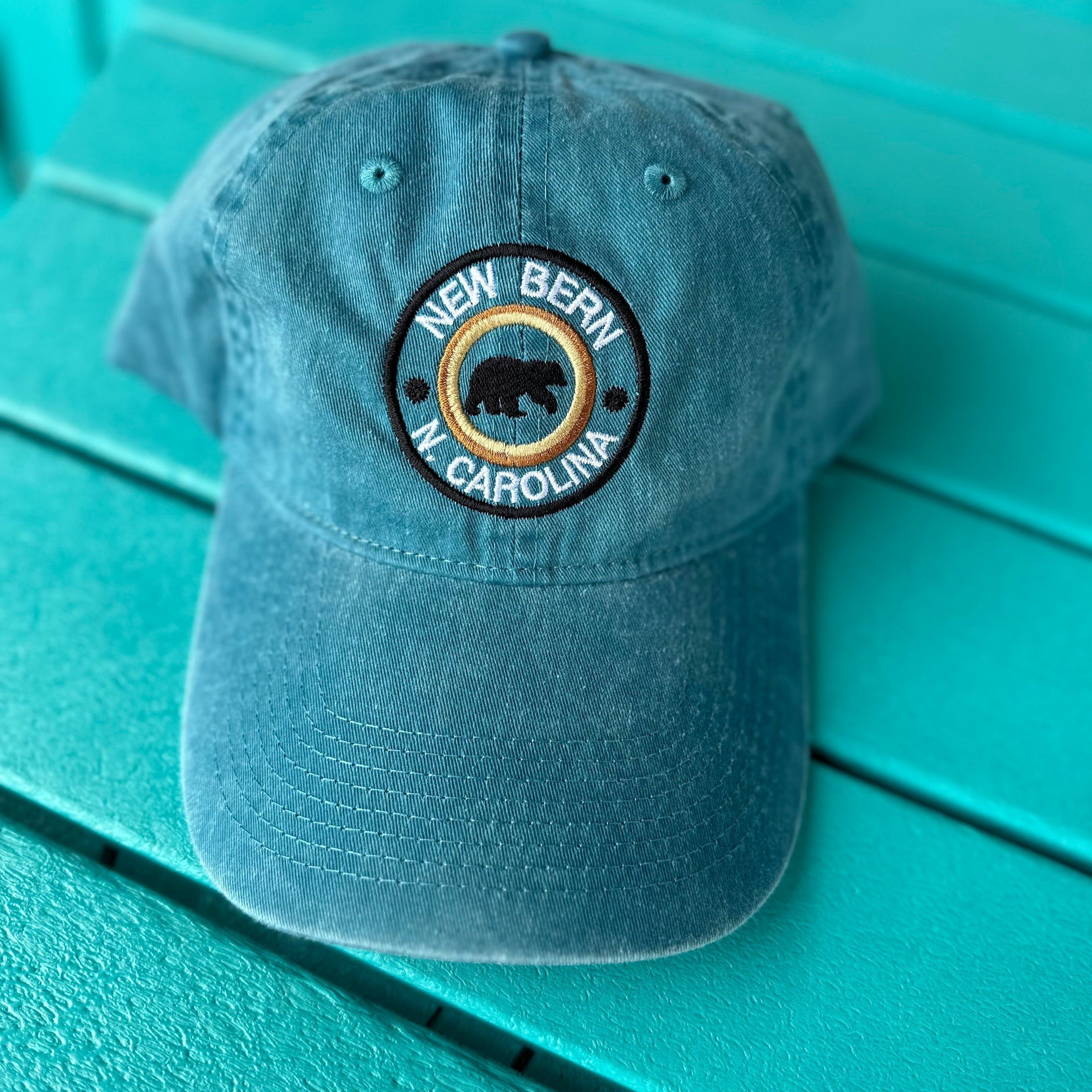 new bern bear hat teal