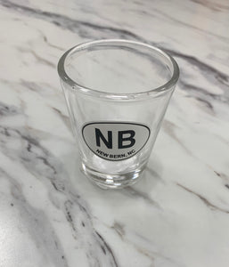 New Bern Clear Shot Glass