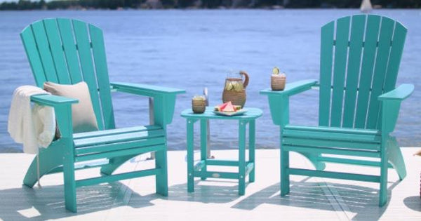 POLYWOOD Nautical Curveback Adirondack Chair – Nautical Wheelers